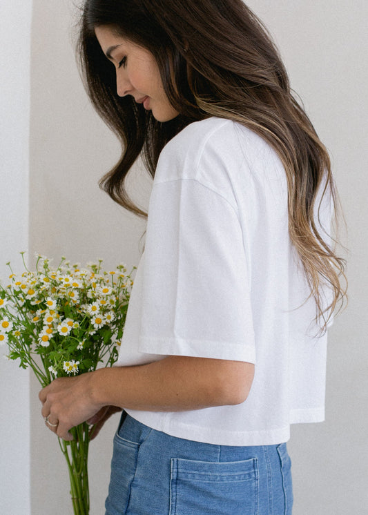 Boxy Crop Tee