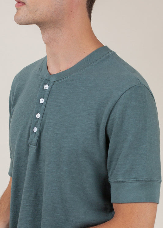Short Sleeve Henley