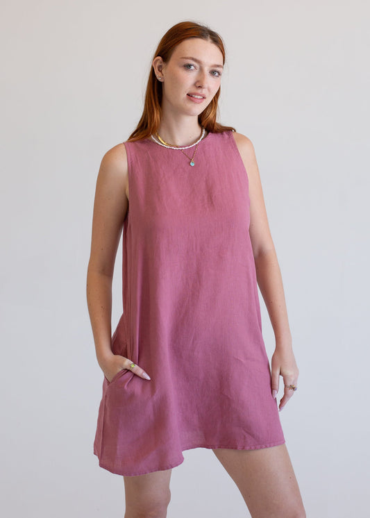 Linen Mini Dress
