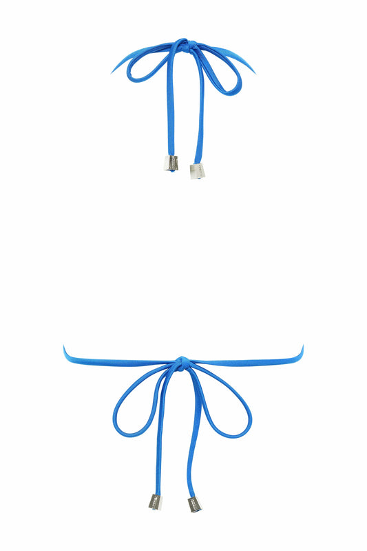 Blue Diana Bikini Top