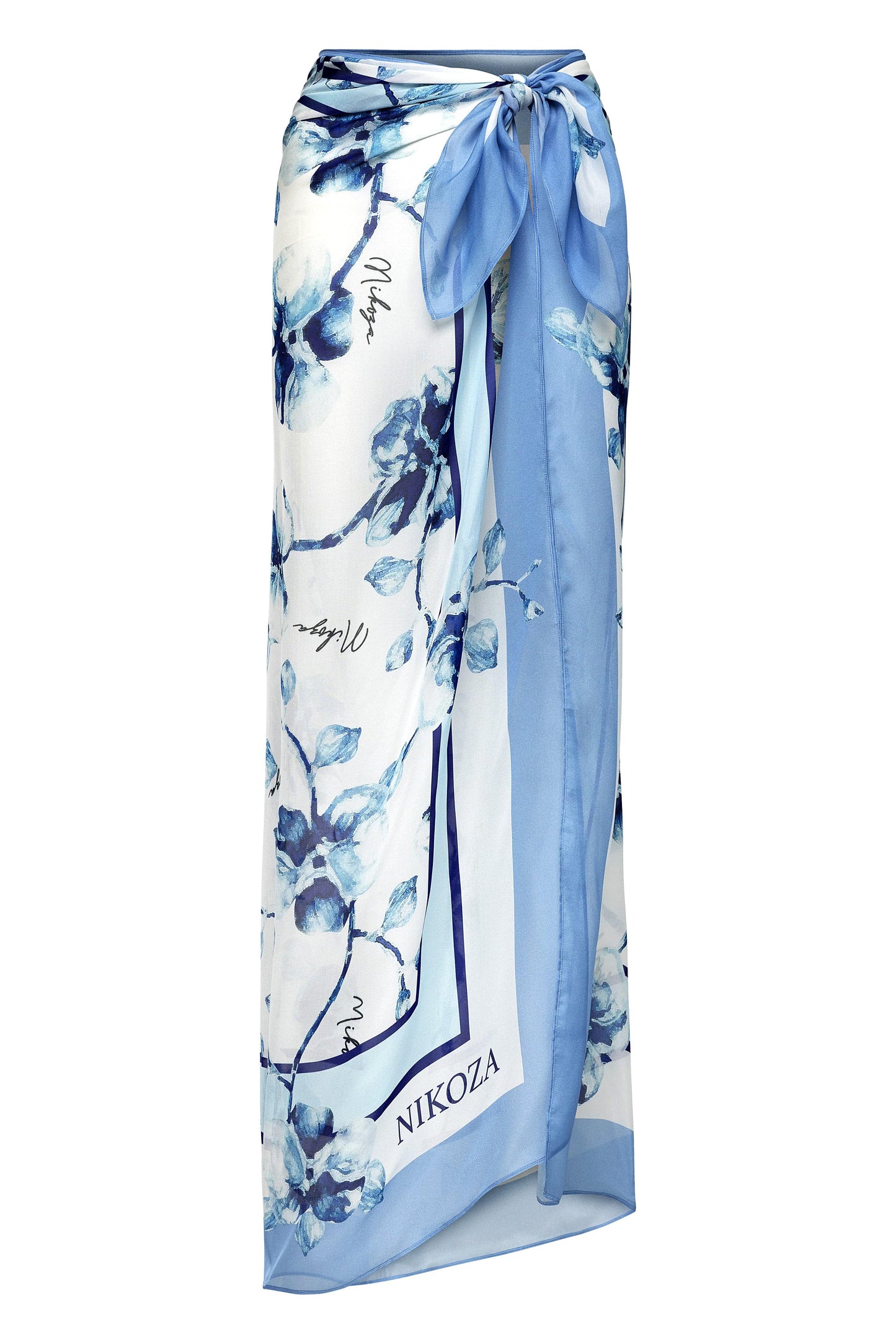 Blue Orchid Pareo -100% Silk