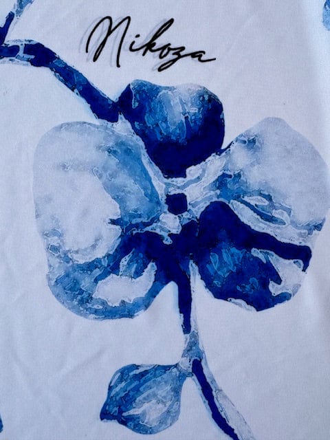 Miranda long cover up 100 % Silk