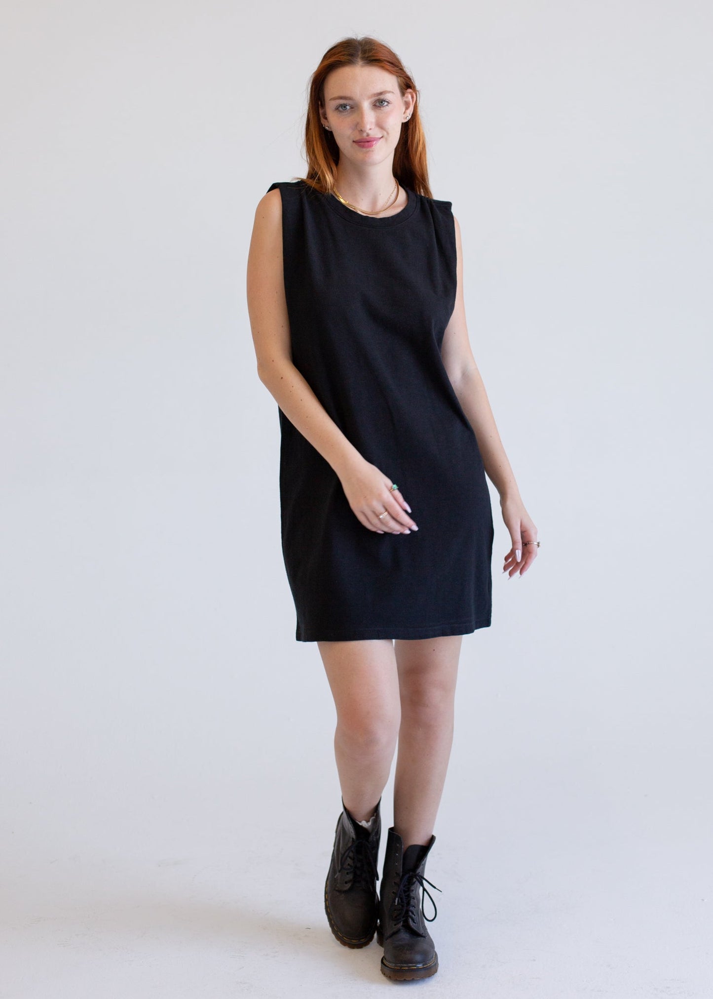 Ruched Boxy Dress