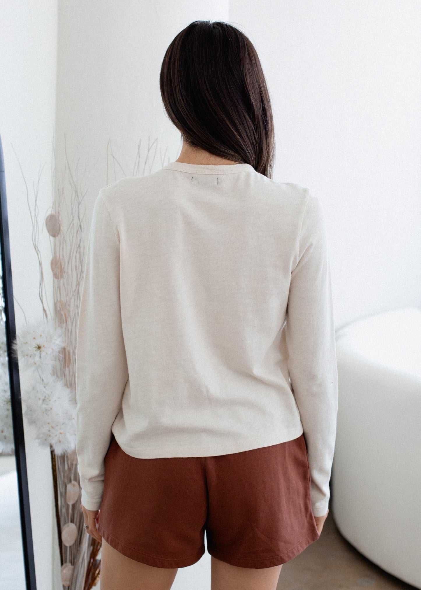 Slub Binding Long Sleeve