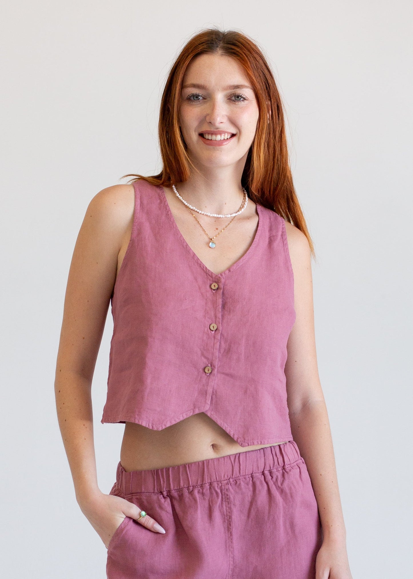 Linen Vest