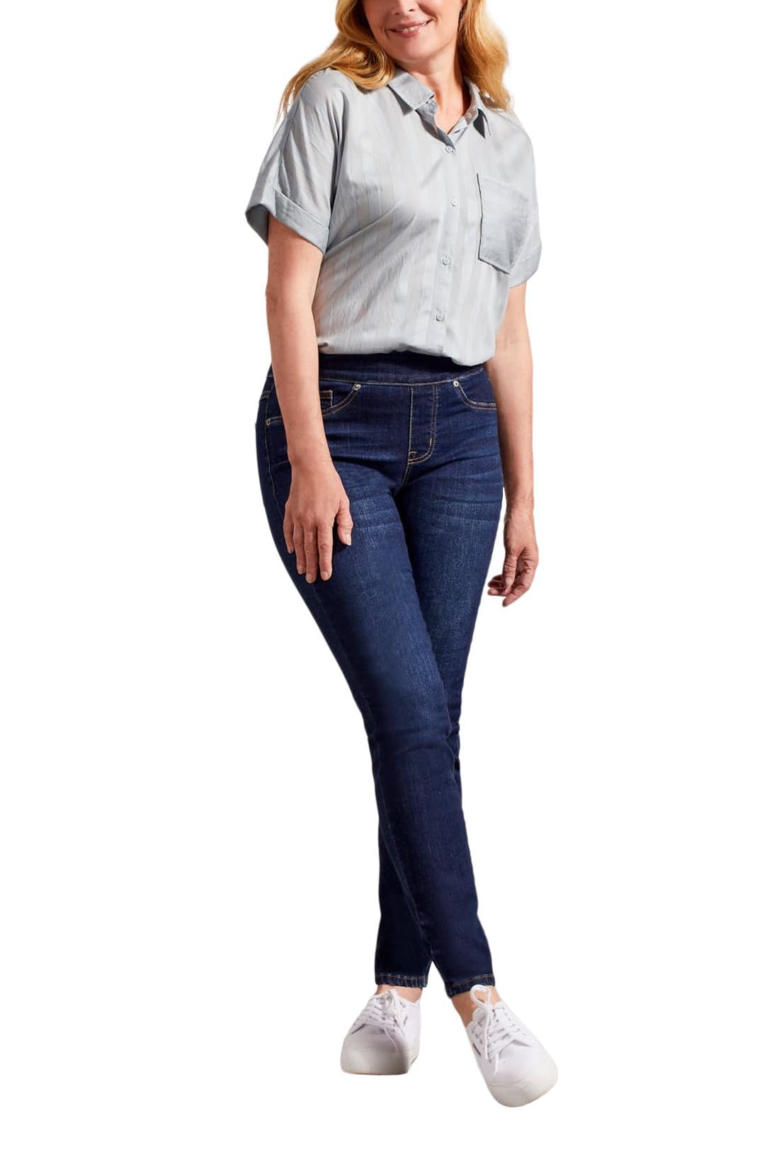 Tribal Women's Audrey Pull on Comfort Stretch Jeggings Full Length