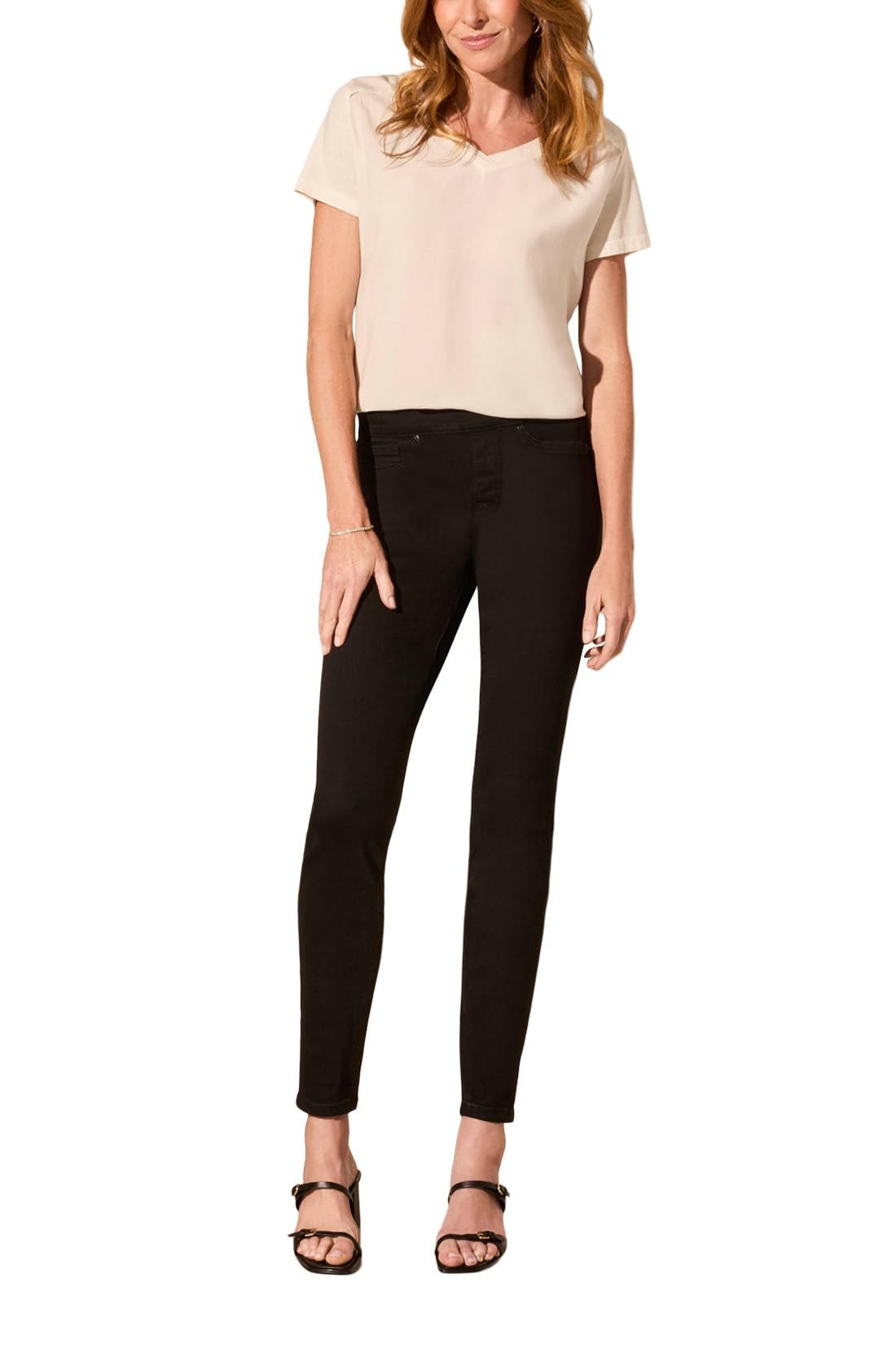 Tribal Women's Audrey Pull on Comfort Stretch Jeggings Full Length