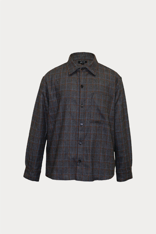 Wool Relaxed Button Down