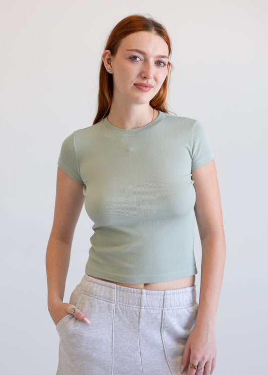 Ribbed Tee